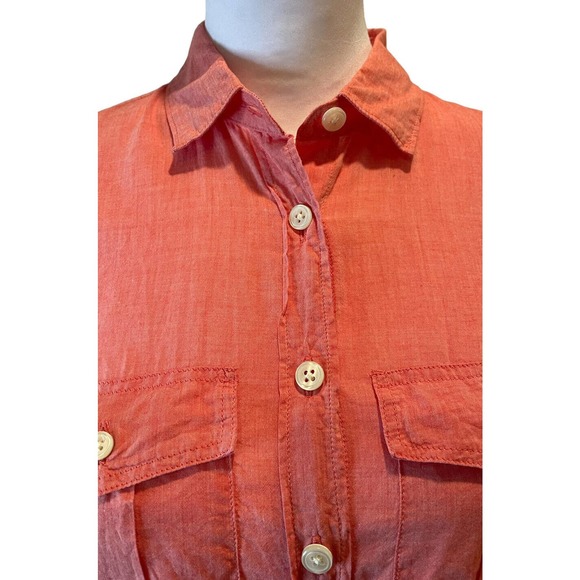 Womens J Crew The Perfect Shirt Pink XS Classic Preppy Button Down Long Sleeve - Picture 5 of 12